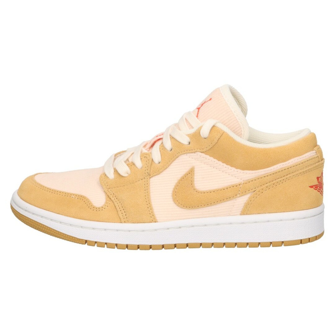 NIKE(ナイキ)のNIKE ナイキ WMNS AIR JORDAN 1 LOW Corduroy And Suede DH7820-700 ウィメンズ エアジョーダン1 ローカットスニーカー ピンク/ベージュ US8.5/25.5cm25.5 メンズの靴/シューズ(スニーカー)の商品写真