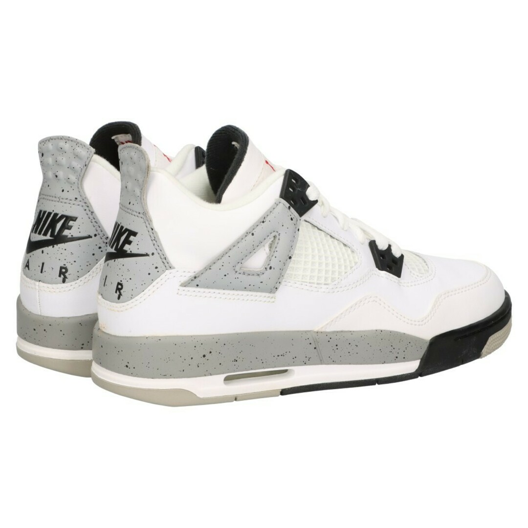 NIKE(ナイキ)のNIKE ナイキ 2016 AIR JORDAN 4 RETRO OG WHITE CEMENT 840606-192 エアジョーダン 4 レトロ ホワイトセメント ハイカットスニーカーシューズ ホワイト US5.5Y/24.0cm レディースの靴/シューズ(スニーカー)の商品写真