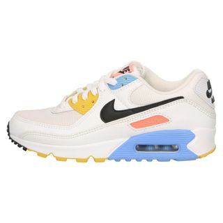 ナイキ(NIKE)のNIKE ナイキ WMNS Air Max 90 Solar Flare ウィメンズ エアマックス 90 ソーラーフレアー ローカットスニーカー CZ3950-100 ホワイト/マルチ US6.5/23.5cm(スニーカー)