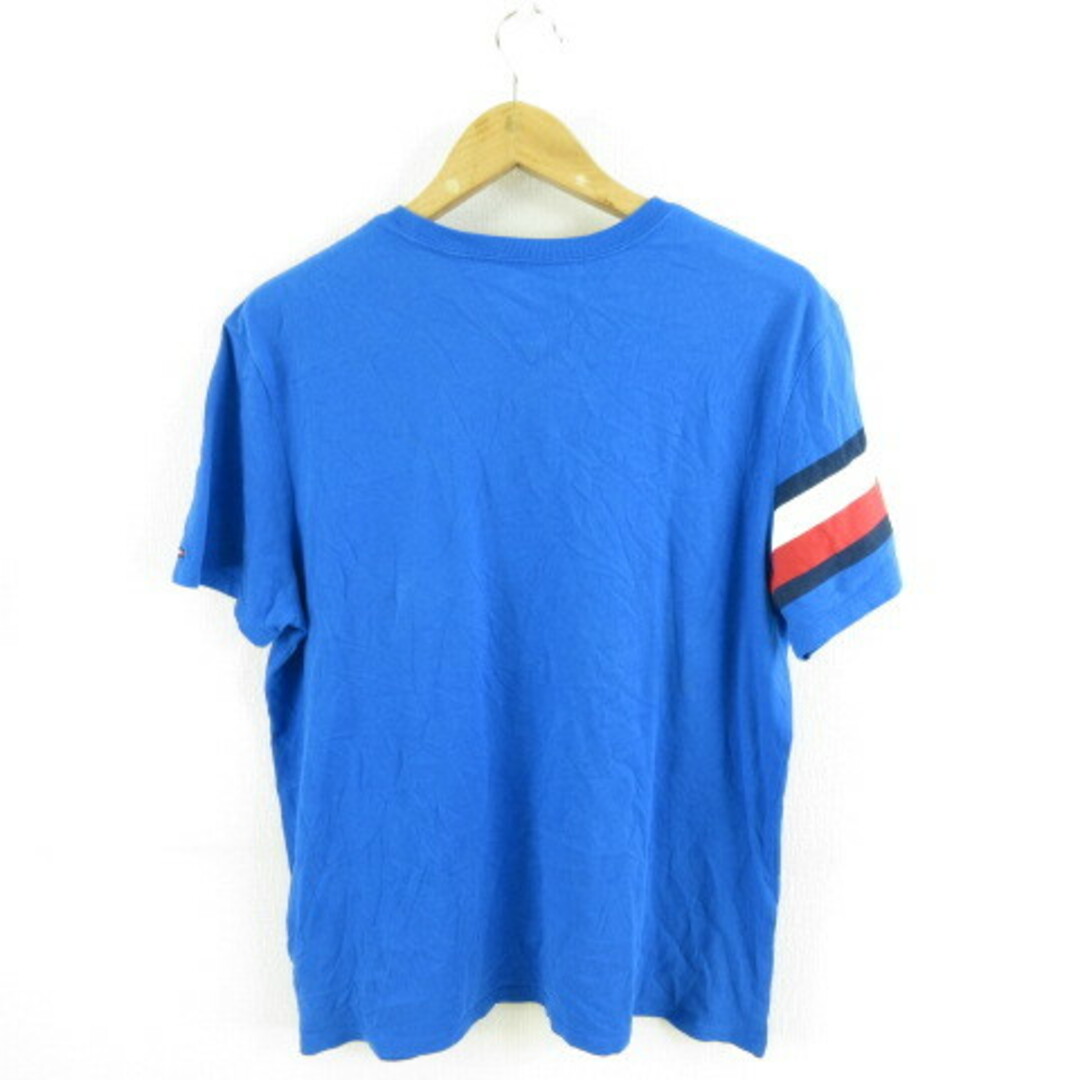 TOMMY HILFIGER(トミーヒルフィガー)のトミーヒルフィガー TOMMY HILFIGER Tシャツ 丸首 半袖 青 M メンズのトップス(Tシャツ/カットソー(半袖/袖なし))の商品写真