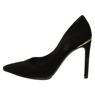 ルイヴィトン(LOUIS VUITTON)のLOUIS VUITTON ルイヴィトン SUEDE EYELINE PUMPS スウェード パンプス レディース ブラック(ハイヒール/パンプス)