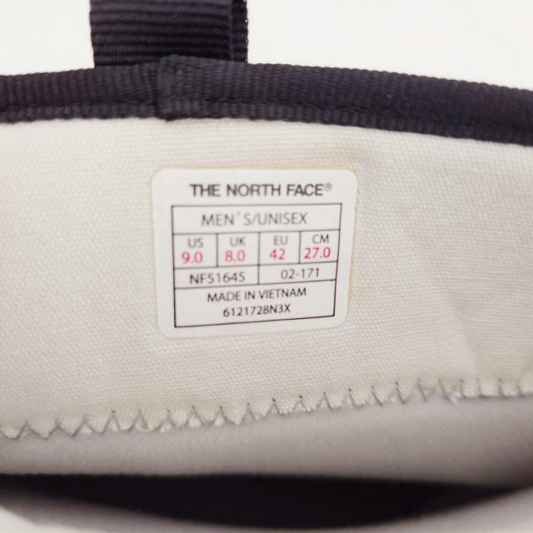 THE NORTH FACE(ザノースフェイス)のTHE NORTH FACE(ノースフェイス) ショートブーツ CM 27.0 メンズ トラバースベースキャンプブーティー NF51645 黒 インソール取外し可 化学繊維 メンズの靴/シューズ(ブーツ)の商品写真