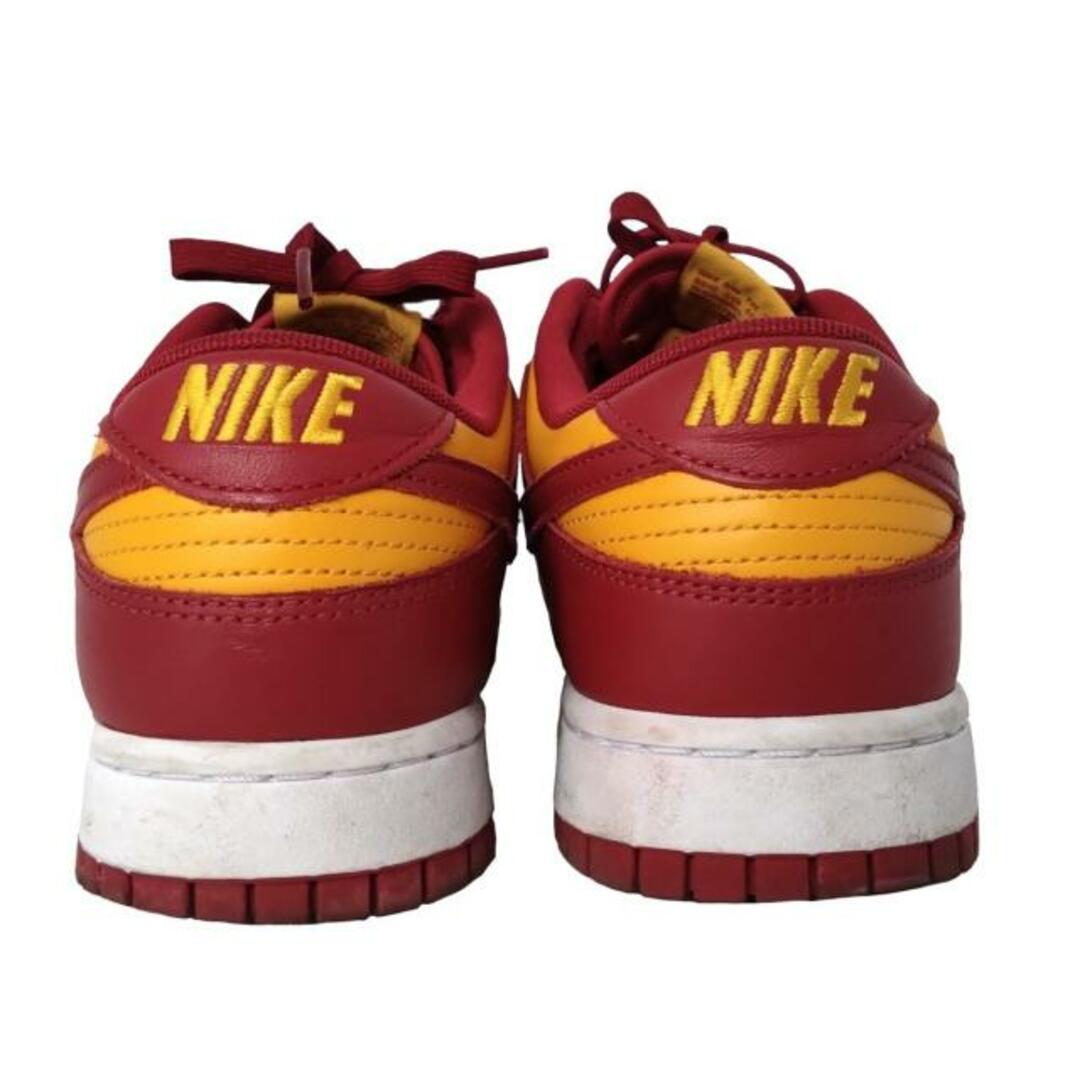 NIKE(ナイキ)のNIKE(ナイキ) スニーカー 28 メンズ ダンク ロー レトロ DD1391-701 ダークイエロー×ボルドー 合皮 メンズの靴/シューズ(スニーカー)の商品写真