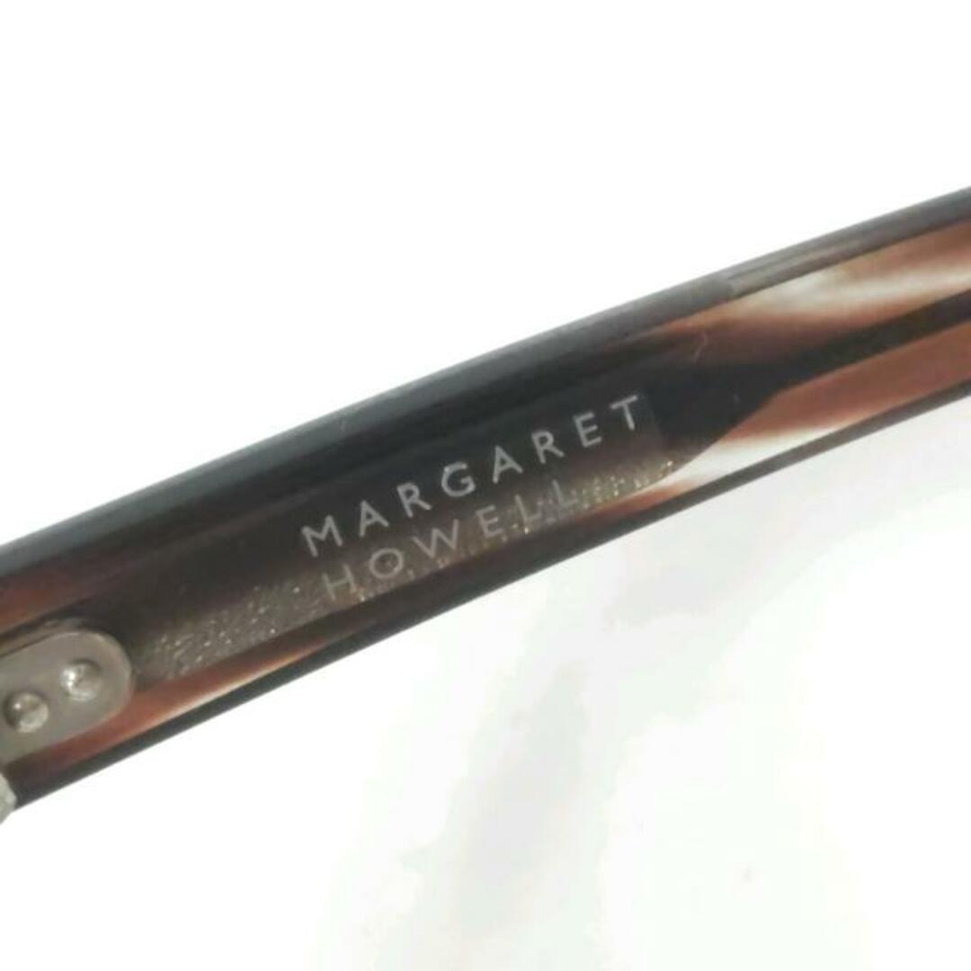 MARGARET HOWELL(マーガレットハウエル)のMargaretHowell(マーガレットハウエル) メガネ - クリア×ダークブラウン×マルチ プラスチック レディースのファッション小物(サングラス/メガネ)の商品写真