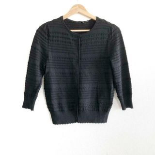 TO BE CHIC - TO BE CHIC(トゥービーシック) カーディガン サイズ2 M レディース - 黒 七分袖