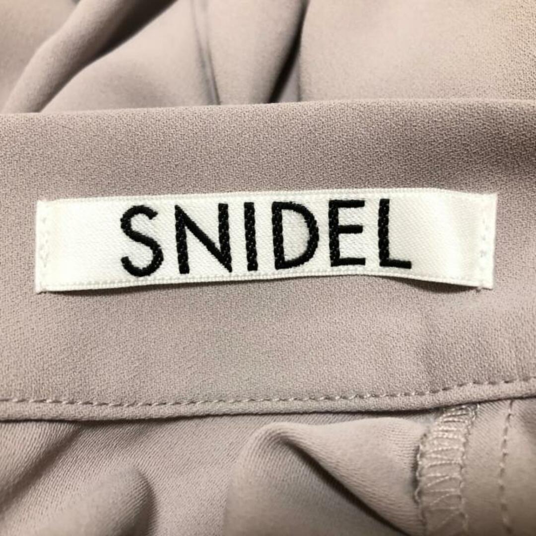 SNIDEL(スナイデル)のsnidel(スナイデル) ワンピース サイズ0 XS レディース - ライトパープル ハイネック/半袖/ひざ丈 ポリエステル レディースのワンピース(その他)の商品写真