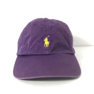 ポロラルフローレン(POLO RALPH LAUREN)のPOLObyRalphLauren(ポロラルフローレン) キャップ ONE SIZE - パープル コットン(キャップ)