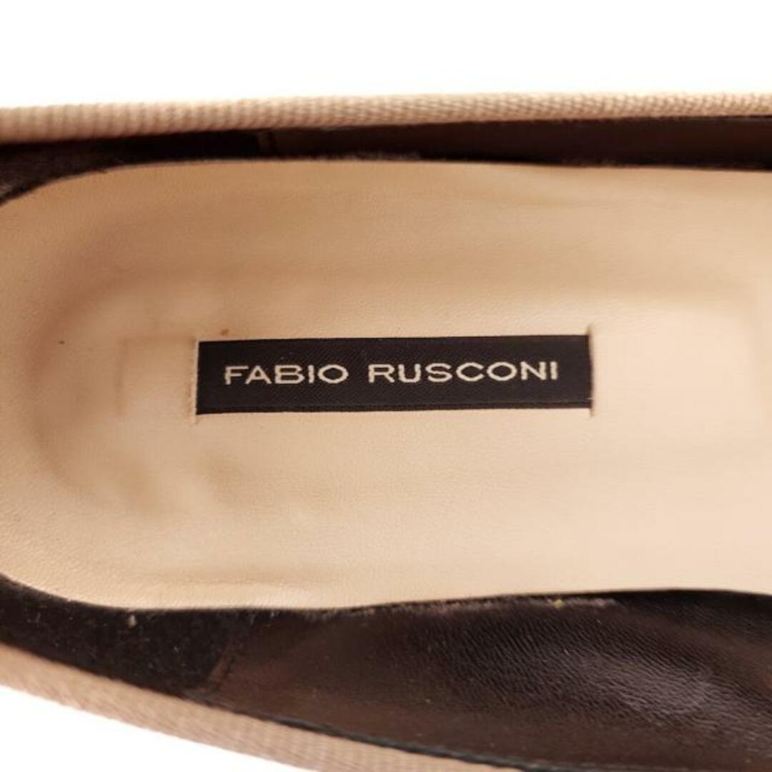 FABIO RUSCONI(ファビオルスコーニ)のFABIO RUSCONI(ファビオルスコーニ) フラットシューズ 36 レディース - グレーベージュ リボン エナメル（レザー） レディースの靴/シューズ(その他)の商品写真