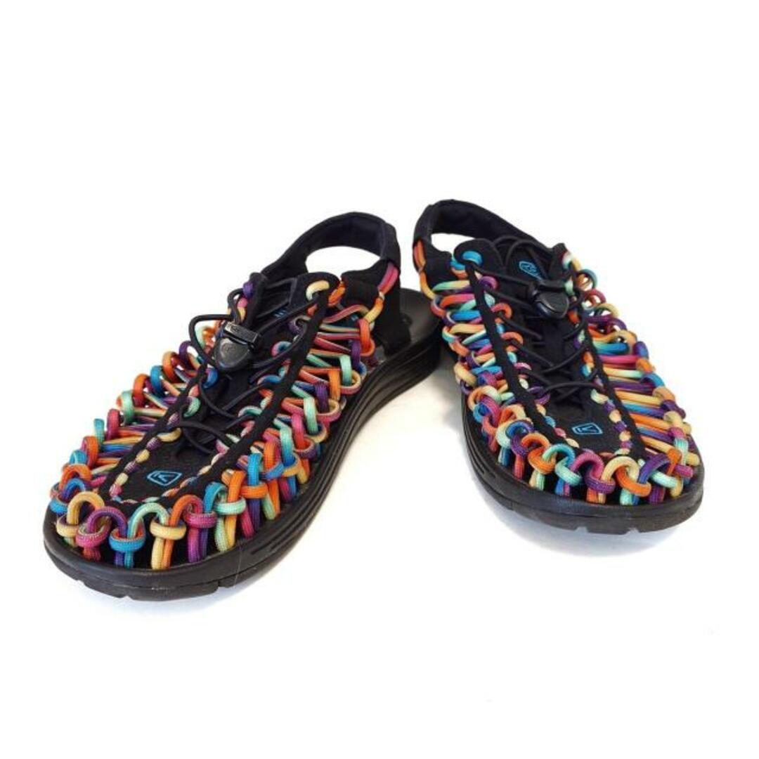 KEEN(キーン)のKEEN(キーン) サンダル CM 26 メンズ - 黒×マルチ 化学繊維 メンズの靴/シューズ(サンダル)の商品写真