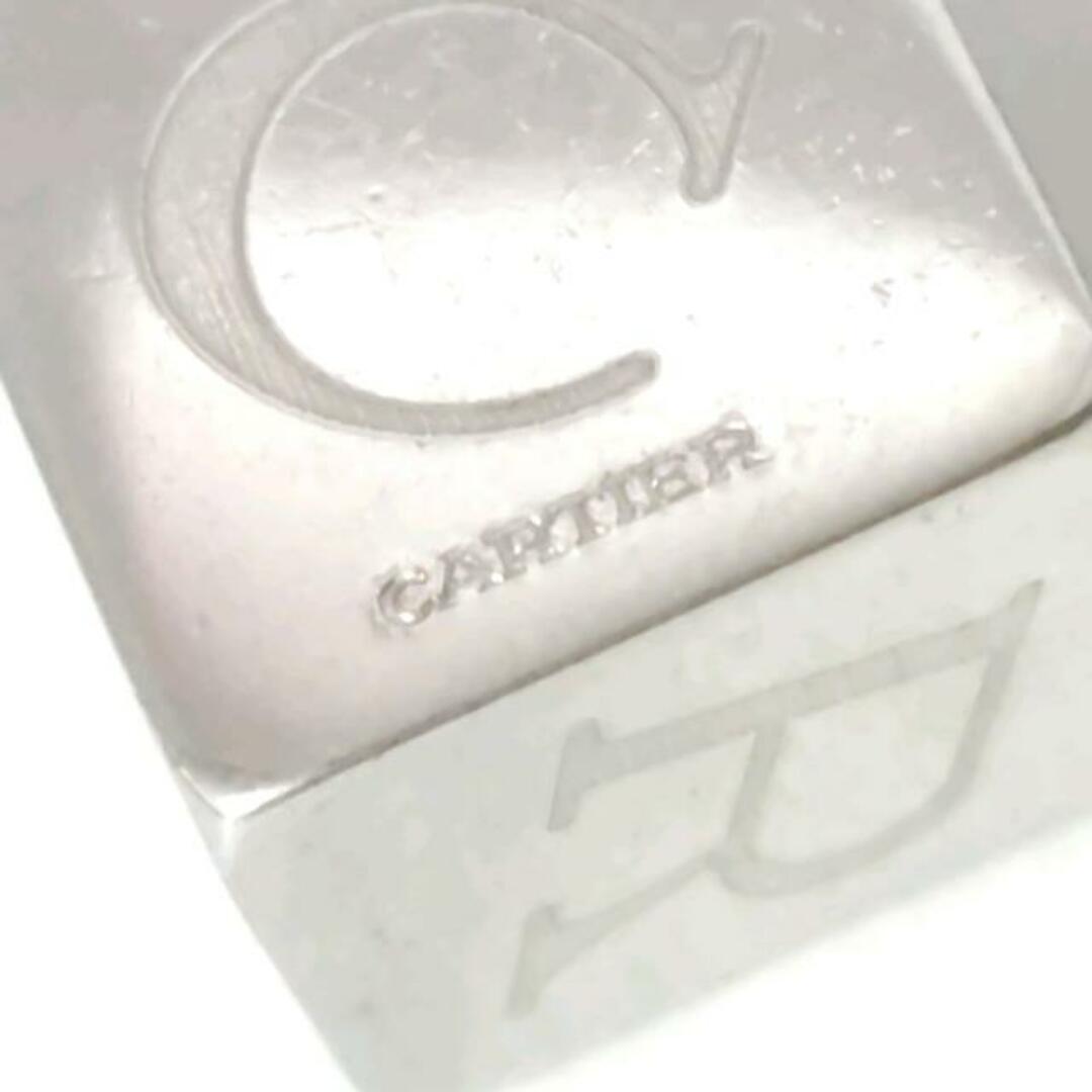 Cartier(カルティエ)のCartier(カルティエ) キーホルダー(チャーム) - シルバー キューブ 金属素材 レディースのファッション小物(キーホルダー)の商品写真