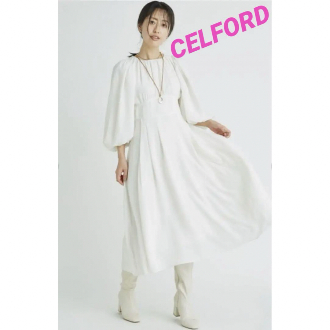 CELFORD(セルフォード)のCELFORD セルフォード　シフォンワンピース レディースのワンピース(ロングワンピース/マキシワンピース)の商品写真