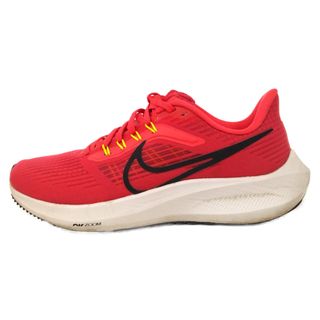 ナイキ(NIKE)のNIKE ナイキ AIR ZOOM PEGASUS 39 エア ズーム ペガサス 39 ローカット ランニングシューズ ピンク/ホワイト US7/25cm DH4071-600(スニーカー)