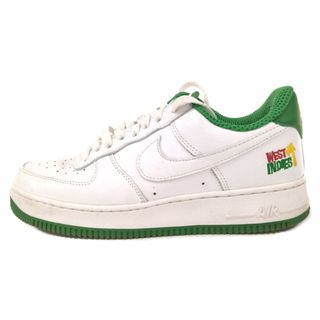 ナイキ(NIKE)のNIKE ナイキ AIR FORCE 1 LOW RETRO QS WEST INDIES DX1156-100 エアフォース1 ウェスト インディーズ ローカットスニーカー ホワイト/グリーン US8/26cm(スニーカー)