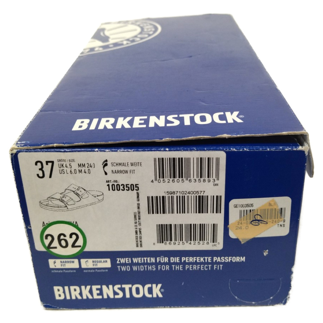 BIRKENSTOCK(ビルケンシュトック)のBIRKENSTOCK ビルケンシュトック Arizona Eva アリゾナ エヴァ ラバー ストラップ サンダル ブルー レディース 37 1003505 メンズの靴/シューズ(サンダル)の商品写真