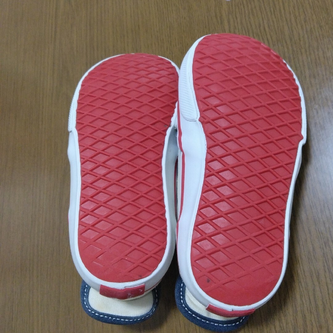 VANS VAULT(バンズボルト)のVANS(バンズ)　マリン柄スリッポン キッズ/ベビー/マタニティのキッズ靴/シューズ(15cm~)(スニーカー)の商品写真