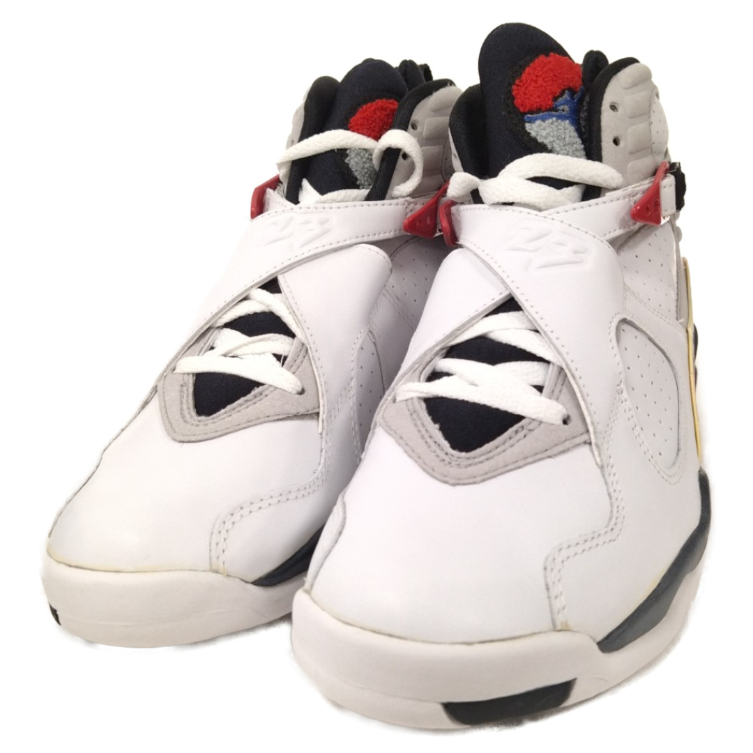 NIKE(ナイキ)のNIKE ナイキ 【鑑賞用 2002年製】AIR JORDAN 8 RETRO エア ジョーダン 8 レトロ ホワイト/トゥルーレッド スニーカー 26.5cm/US8.5 305381-101 メンズの靴/シューズ(スニーカー)の商品写真