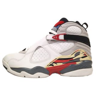 ナイキ(NIKE)のNIKE ナイキ 【鑑賞用 2002年製】AIR JORDAN 8 RETRO エア ジョーダン 8 レトロ ホワイト/トゥルーレッド スニーカー 26.5cm/US8.5 305381-101(スニーカー)