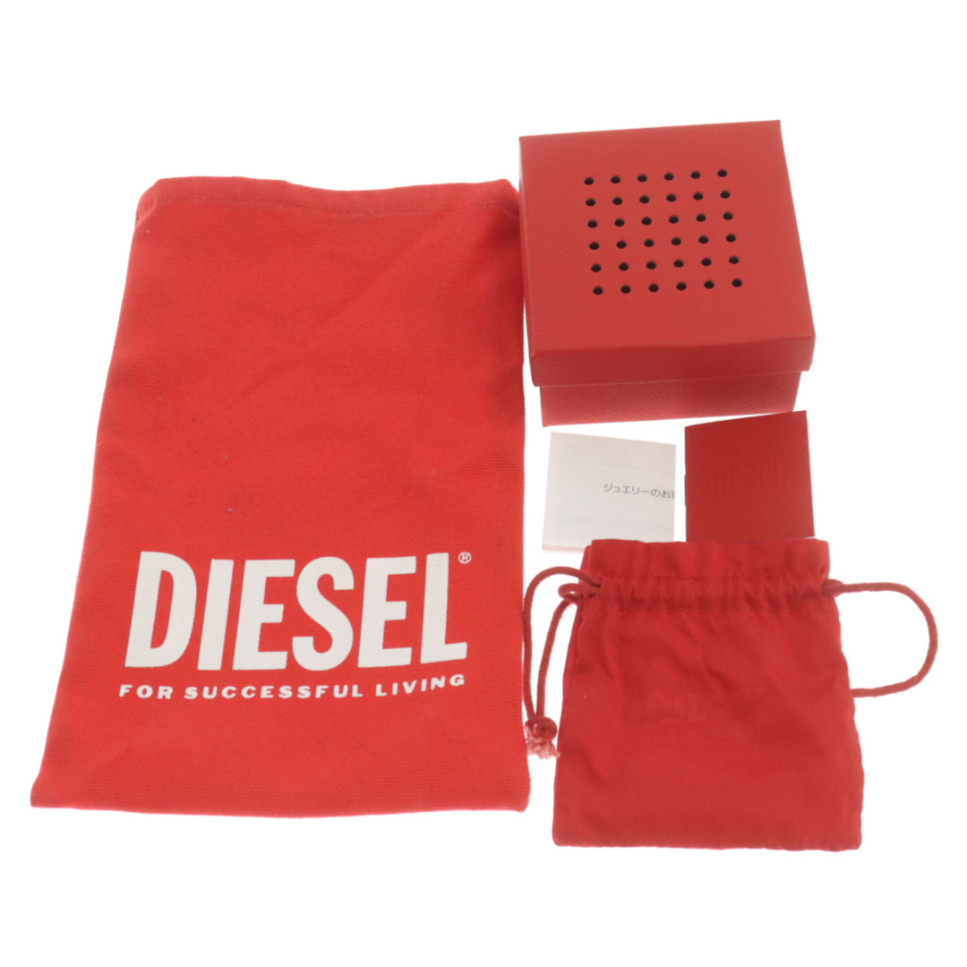 DIESEL(ディーゼル)のDIESEL ディーゼル Dロゴ ステンレス喜平チェーン ネックレス ロブスタークラスプ DX143800DJW ゴールド メンズのアクセサリー(ネックレス)の商品写真