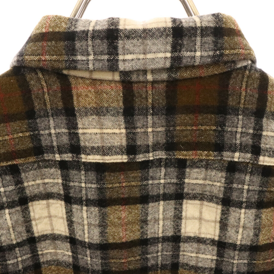 PENDLETON(ペンドルトン)のPENDLETON ペンドルトン 50s VINTAGE ヴィンテージ チェック ウール 長袖シャツ ブラウン メンズのトップス(シャツ)の商品写真