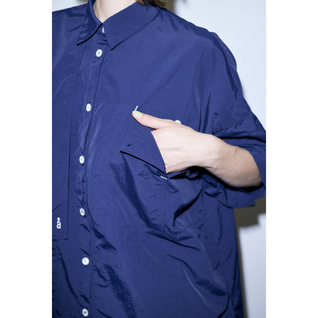 nagonstans(ナゴンスタンス)のnagonstans  ナゴンスタンス　3/4sleeves shirt レディースのトップス(シャツ/ブラウス(半袖/袖なし))の商品写真