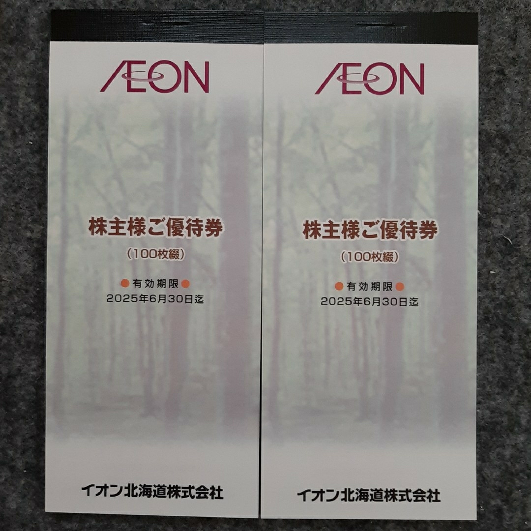 匿名　イオン北海道　株主優待券　20000円分　有効期限2025年6月30日 チケットの優待券/割引券(ショッピング)の商品写真