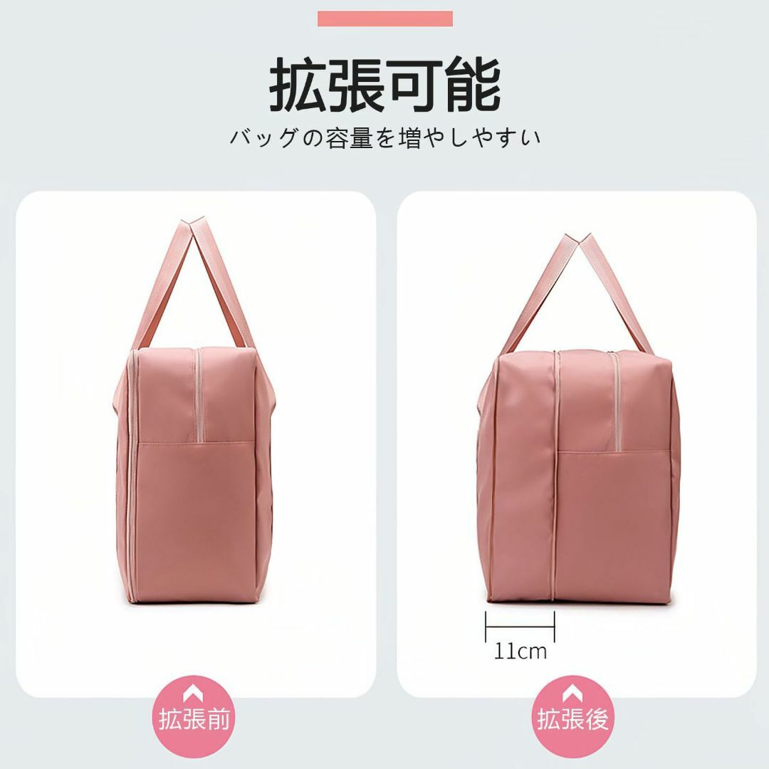 【色: Pink】[Karsaer]旅行バッグ ボストンバッグ レディース メン その他のその他(その他)の商品写真