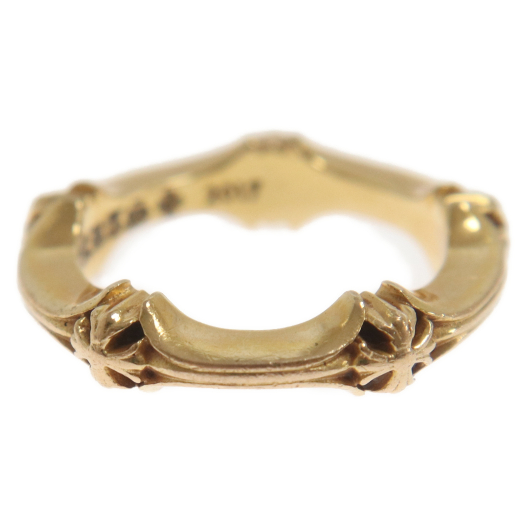 Chrome Hearts(クロムハーツ)のCHROME HEARTS クロムハーツ 22K PLUS AND BONE RING/プラスアンドボーン ゴールドリング 11.5号 メンズのアクセサリー(リング(指輪))の商品写真