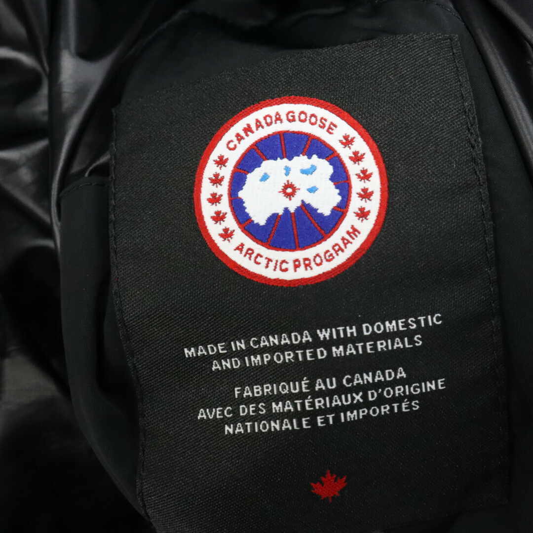 CANADA GOOSE(カナダグース)のCANADA GOOSE カナダグース レイラ ベルテッド ダウン ベスト ブラック レディース 8813W レディースのジャケット/アウター(ダウンベスト)の商品写真