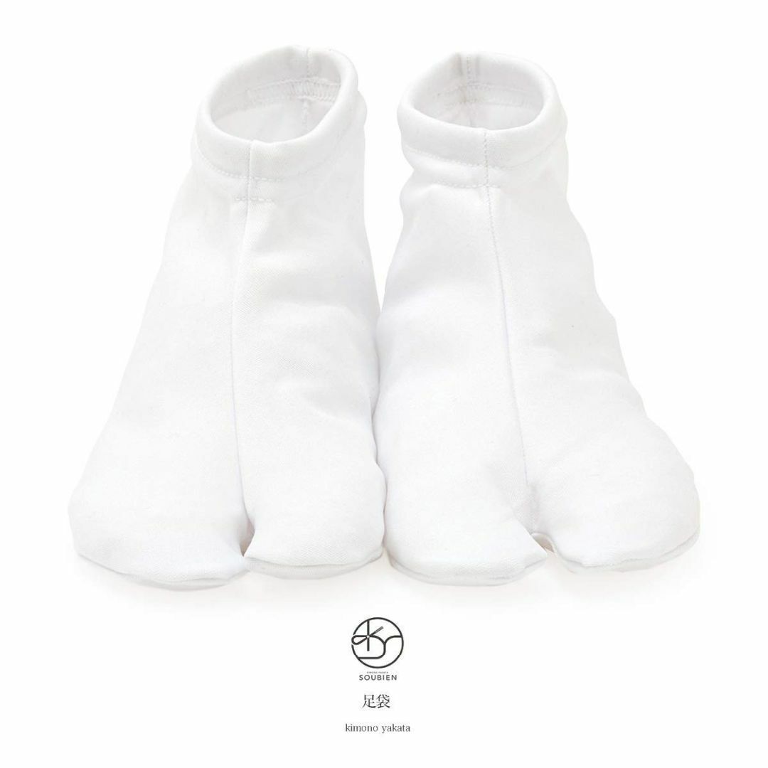 【色: ホワイト】[SOUBIEN] (ソウビエン) 足袋ソックス 足袋 ストレ レディースのファッション小物(その他)の商品写真