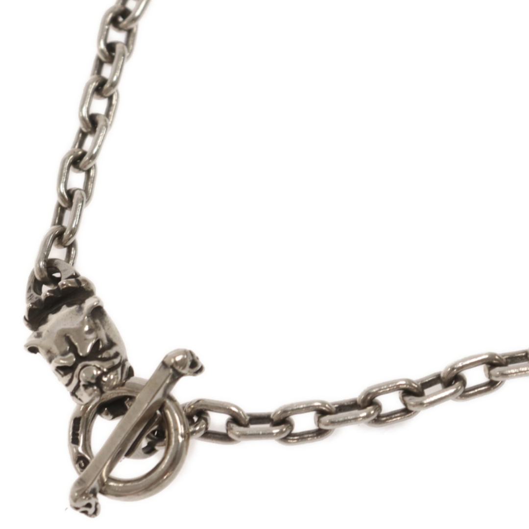 Gaboratory/Gabor ガボラトリー/ガボール old bulldog Head Chain NeckLace ブルドッグ ヘッド チェーンネックレス シルバー メンズのアクセサリー(ネックレス)の商品写真