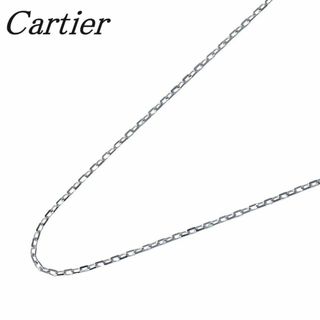 カルティエ(Cartier)のカルティエ チェーン ネックレス 46cm 750WG 新品仕上げ済 Cartier【16687】(ネックレス)