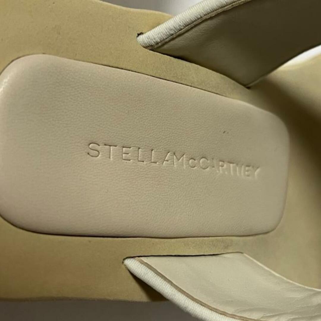 Stella McCartney(ステラマッカートニー)のstellamccartney(ステラマッカートニー) ミュール 38 レディース - 白 オープントゥ 合皮 レディースの靴/シューズ(ミュール)の商品写真