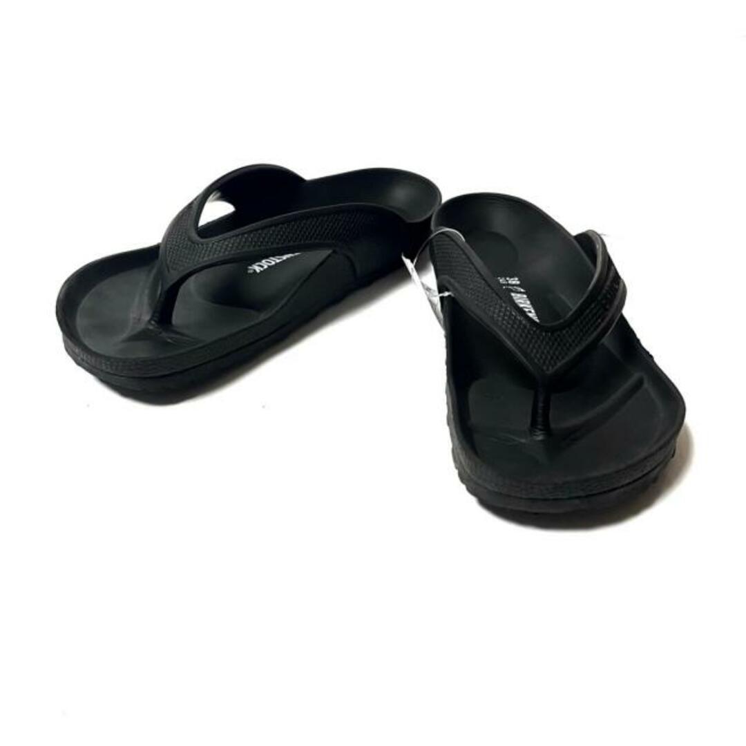 BIRKENSTOCK(ビルケンシュトック)のBIRKEN STOCK(ビルケンシュトック) ビーチサンダル 24.5 レディース - 黒 ラバー レディースの靴/シューズ(サンダル)の商品写真