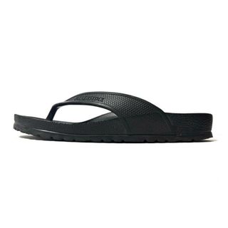 ビルケンシュトック(BIRKENSTOCK)のBIRKEN STOCK(ビルケンシュトック) ビーチサンダル 24.5 レディース - 黒 ラバー(サンダル)