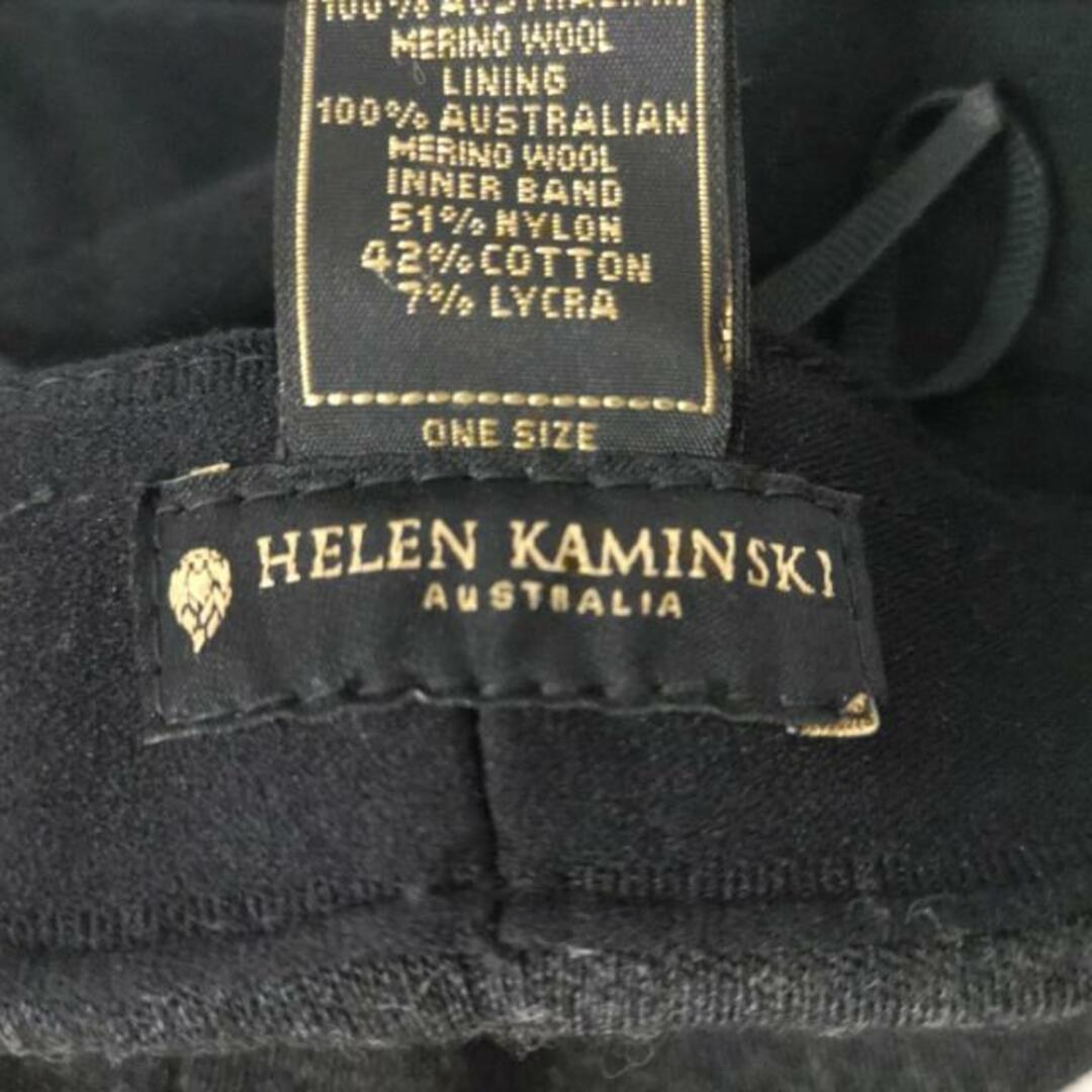 HELEN KAMINSKI(ヘレンカミンスキー)のHELEN KAMINSKI(ヘレンカミンスキー) キャップ ONE SIZE - ダークグレー ウール レディースの帽子(キャップ)の商品写真