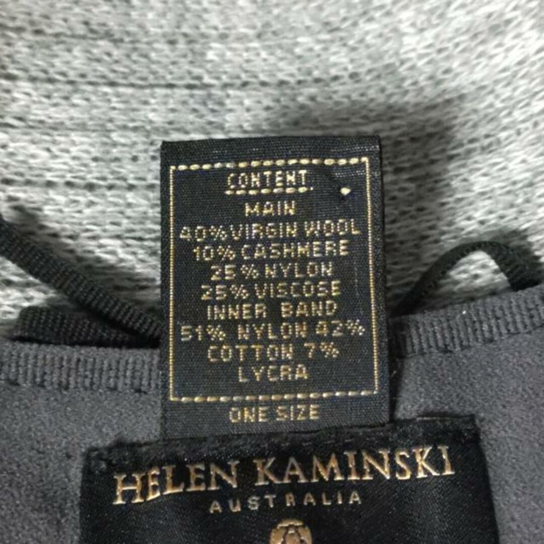 HELEN KAMINSKI(ヘレンカミンスキー)のHELEN KAMINSKI(ヘレンカミンスキー) ハット ONE SIZE美品  - ライトグレー ウール×カシミヤ×ナイロン×ビスコース レディースの帽子(ハット)の商品写真