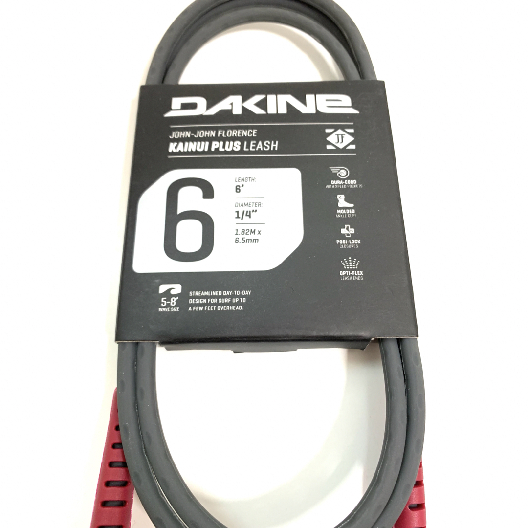 Dakine(ダカイン)の6ft DAKINE ダカイン レギュラー リーシュコード ショートボード スポーツ/アウトドアのスポーツ/アウトドア その他(サーフィン)の商品写真