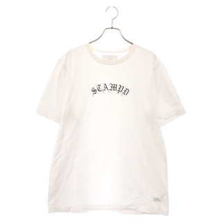 STAMPD スタンプド フロントプリント クルーネック半袖Tシャツ カットソー ホワイト SLA-M1912TE(Tシャツ/カットソー(半袖/袖なし))