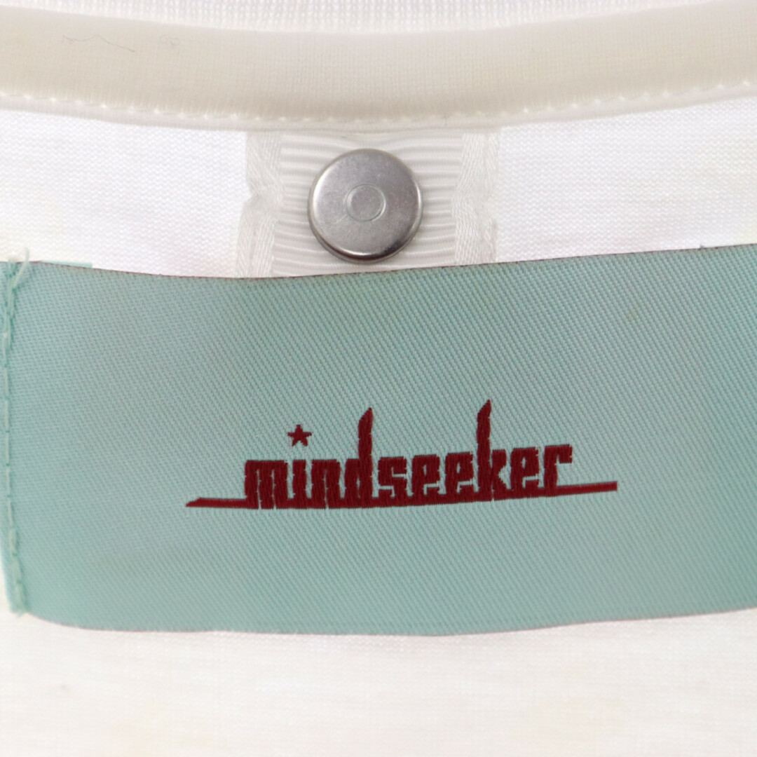 MINDSEEKER マインドシーカー 20SS フロントプリント クルーネック半袖Tシャツ カットソー ホワイト MS-20SS-21 メンズのトップス(Tシャツ/カットソー(半袖/袖なし))の商品写真