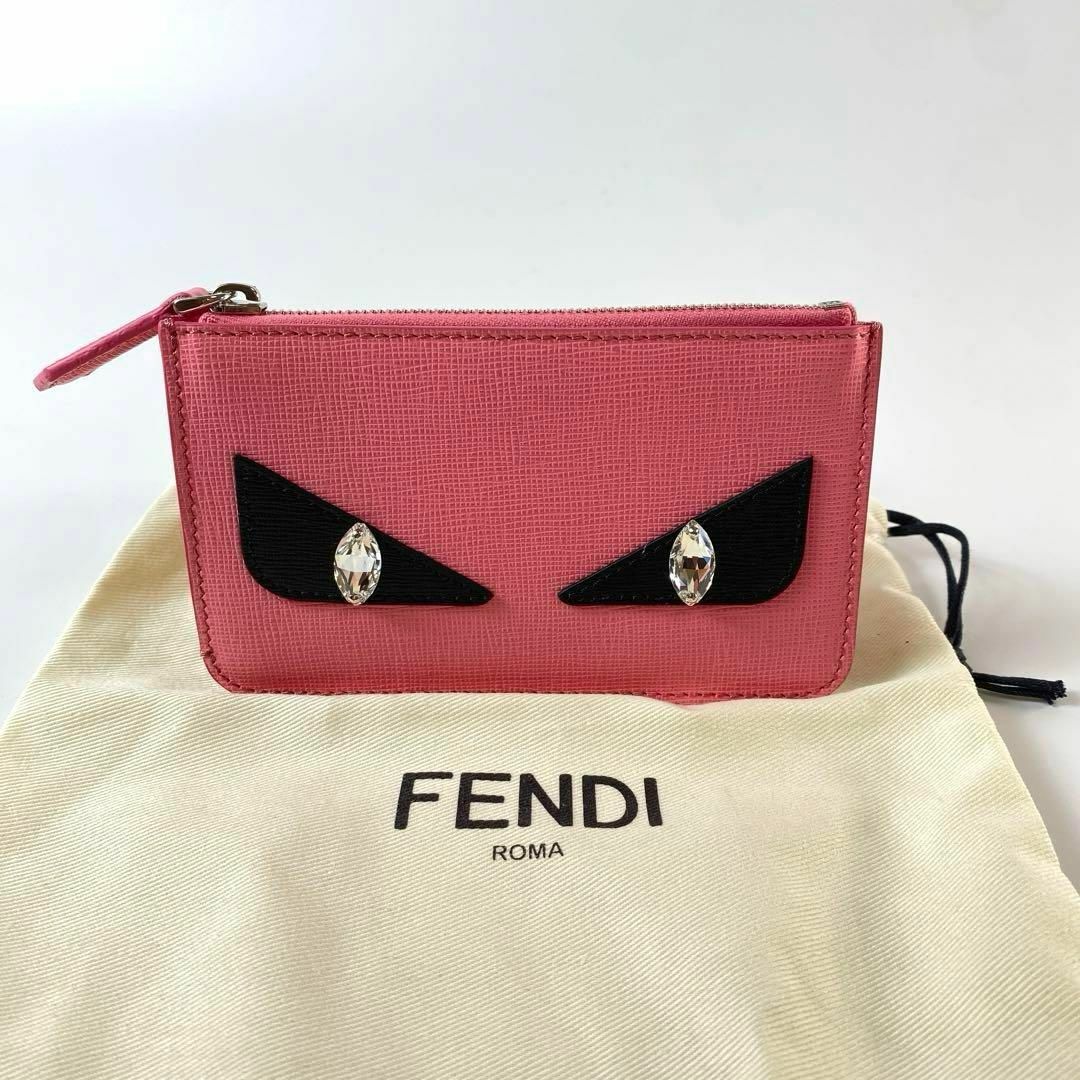 FENDI(フェンディ)の美品 フェンディ FENDI モンスター パスケース コインケース レディースのファッション小物(コインケース)の商品写真