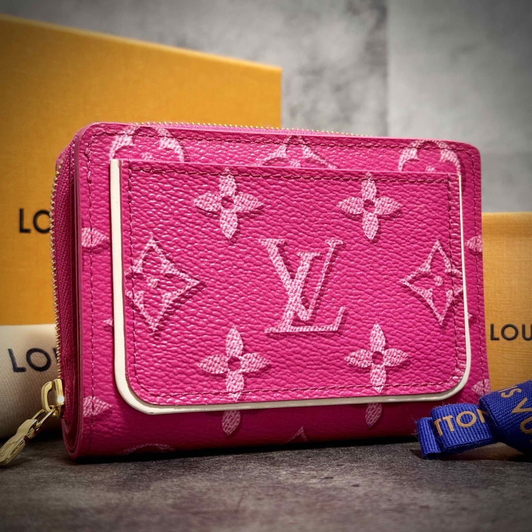 LOUIS VUITTON(ルイヴィトン)の新品同様 限定品 IC搭載⭐️ルイヴィトン ポルトフォイユルー 折り財布 ピンク レディースのファッション小物(財布)の商品写真