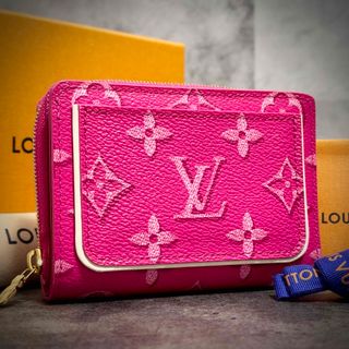 ルイヴィトン(LOUIS VUITTON)の新品同様 限定品 IC搭載⭐️ルイヴィトン ポルトフォイユルー 折り財布 ピンク(財布)