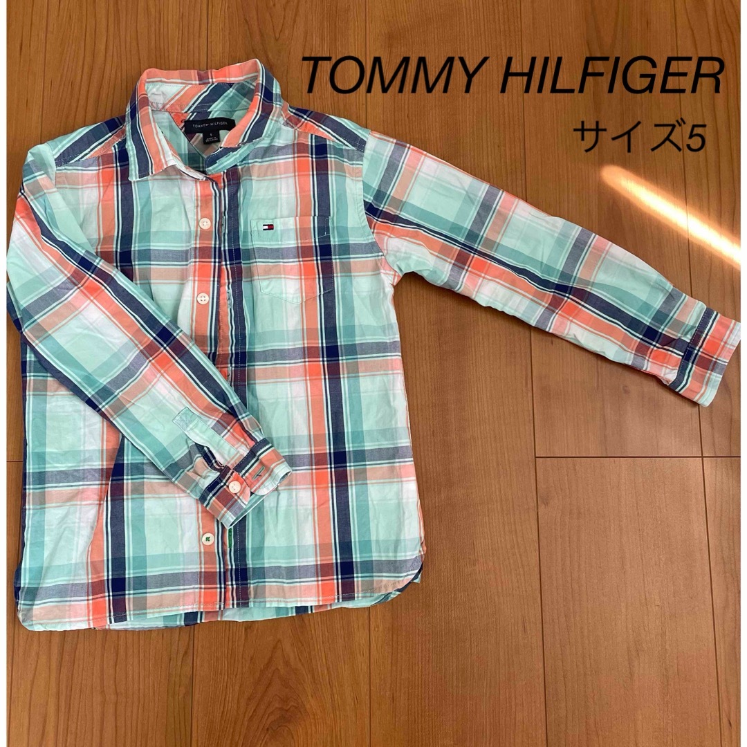 TOMMY HILFIGER(トミーヒルフィガー)のトミーヒルフィガー　キッズ　長袖シャツ キッズ/ベビー/マタニティのキッズ服男の子用(90cm~)(ブラウス)の商品写真