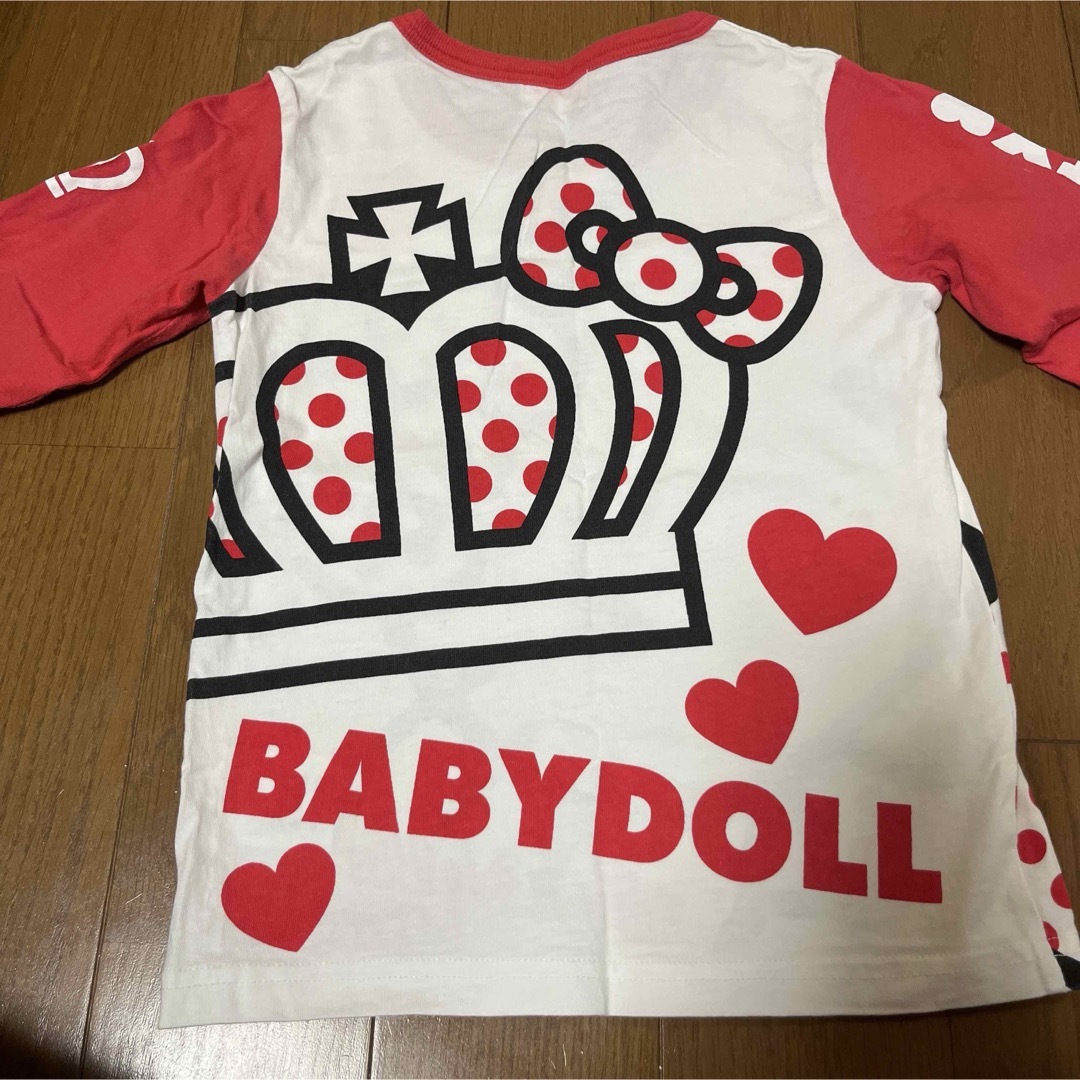 BABYDOLL(ベビードール)のキティ　ロンＴ キッズ/ベビー/マタニティのキッズ服女の子用(90cm~)(Tシャツ/カットソー)の商品写真