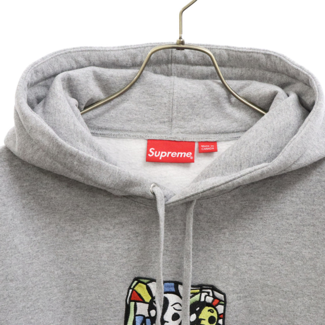 Supreme(シュプリーム)のSUPREME シュプリーム 23AW Neil Blender Mosaic Hooded Sweatshirt ニール ブレンダー モザイク フーディー スウェット プルオーバーパーカー グレー メンズのトップス(パーカー)の商品写真