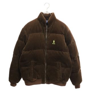 ラルフローレン(Ralph Lauren)のRALPH LAUREN ラルフローレン ×Palace Corduroy Down Jacket パレス コーデュロイ ワンポイントロゴ刺繍 ダウンジャケット ブラウン(ダウンジャケット)