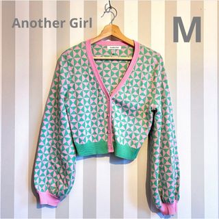 ANOTHER EDITION - 【Another girl】総柄 カーディガン アナザーガール 美品 ニット