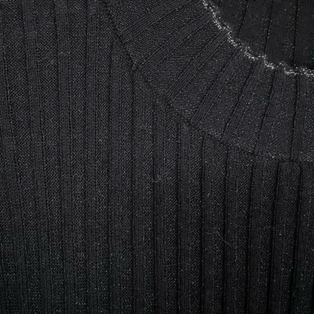 DESIGUAL(デシグアル)のDesigual(デシグアル) ワンピース サイズM レディース美品  黒×シルバー 首袖ラメ レディースのワンピース(その他)の商品写真