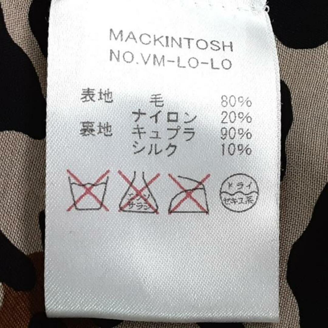MACKINTOSH(マッキントッシュ)のMACKINTOSH(マッキントッシュ) コート サイズ32 XS レディース美品  - 黒 長袖/冬 レディースのジャケット/アウター(その他)の商品写真