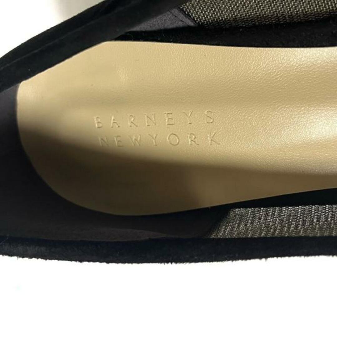 BARNEYS NEW YORK(バーニーズニューヨーク)のBARNEYSNEWYORK(バーニーズ) パンプス 37 レディース - 黒 メッシュ 化学繊維×スエード レディースの靴/シューズ(ハイヒール/パンプス)の商品写真